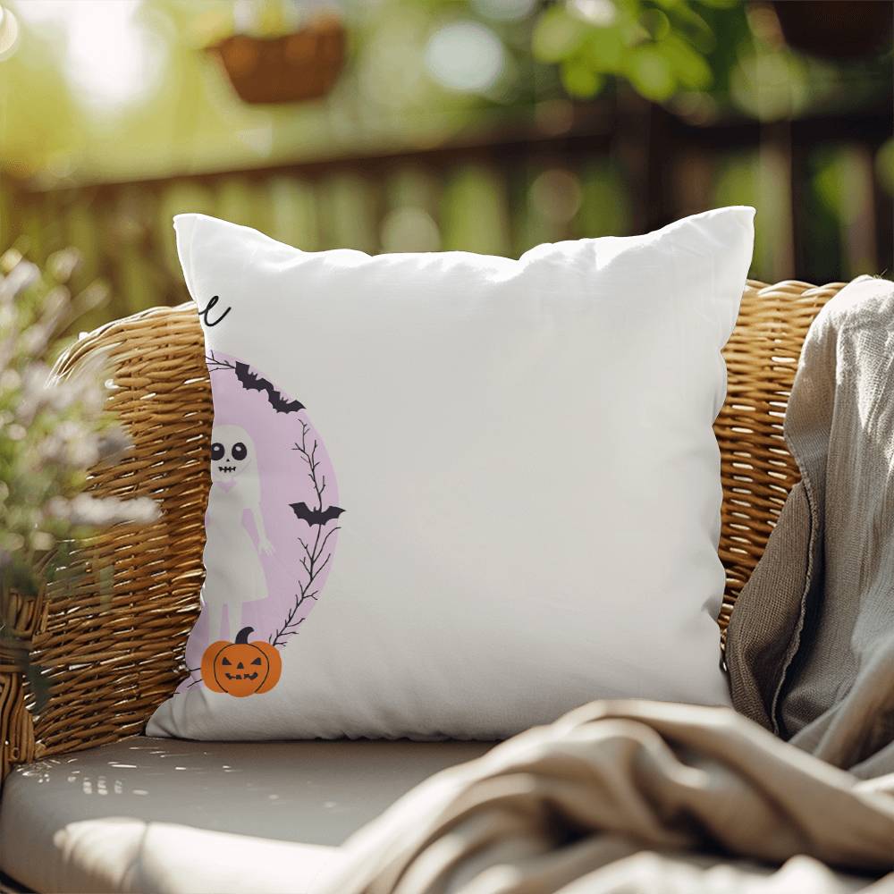 Him & Her Couples Halloween Pillow